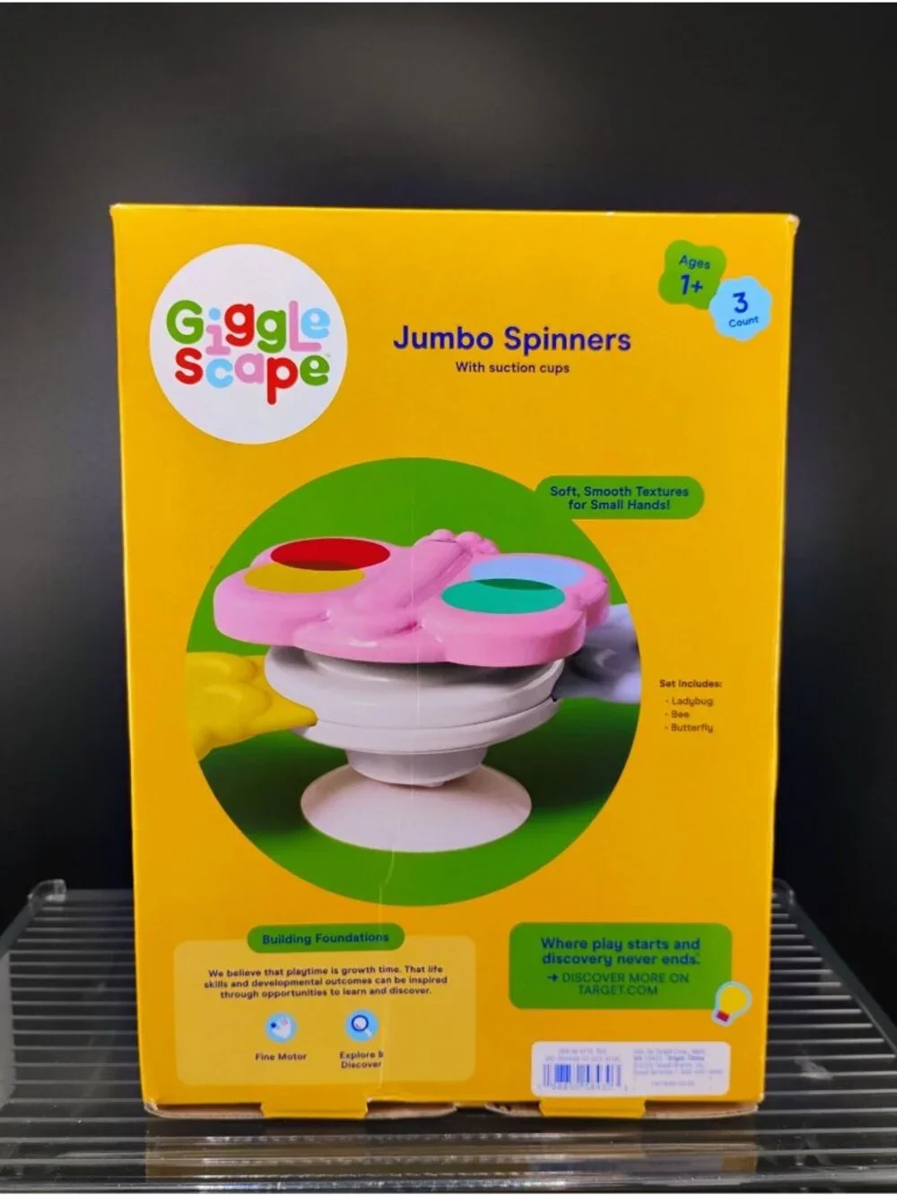 Gigglescape Jumbo Spinners Kids Developmental Toys Set